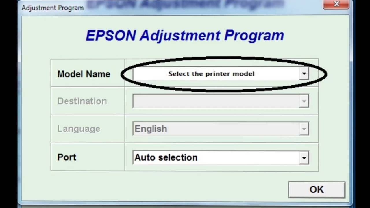 Epson adjustment program l210 softonic